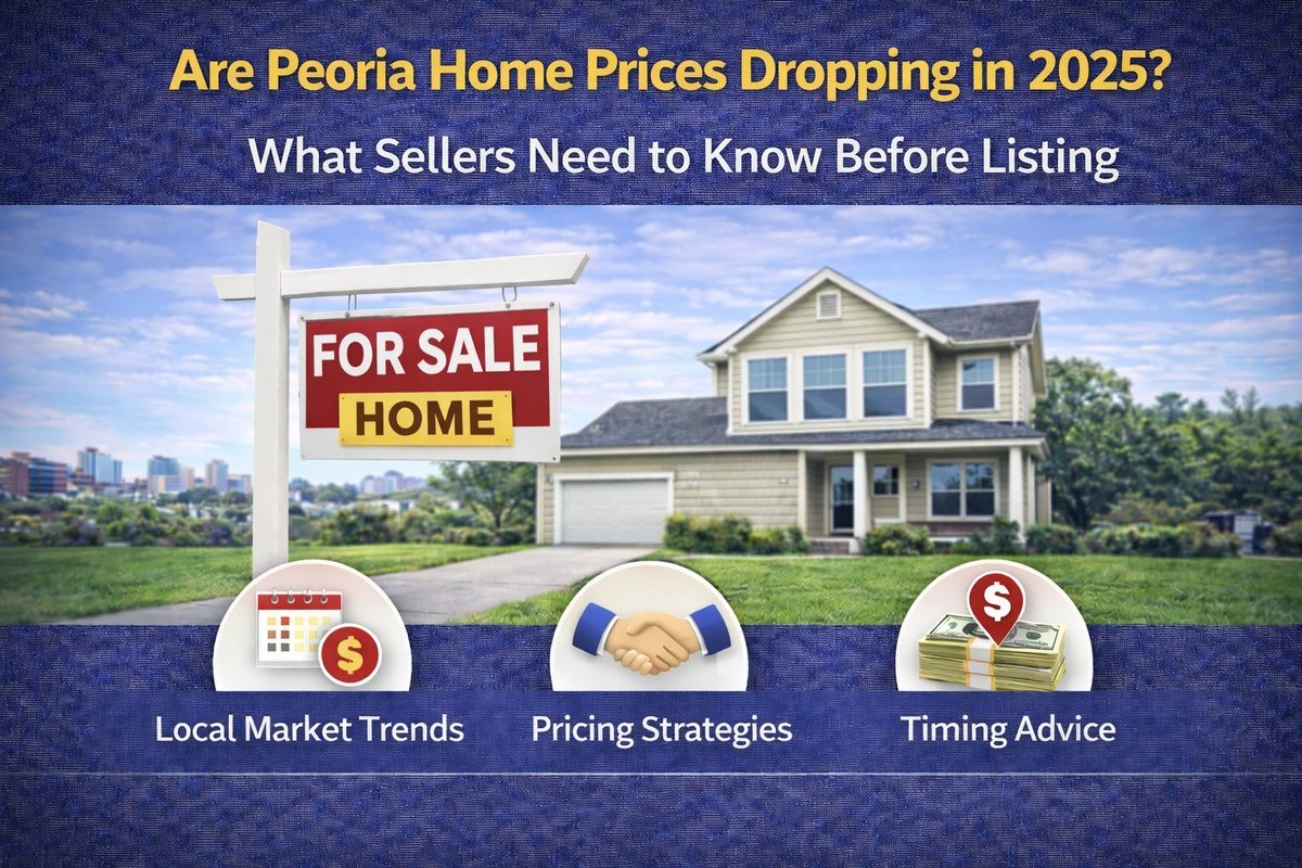 Peoria IL home prices 2026 — are they dropping