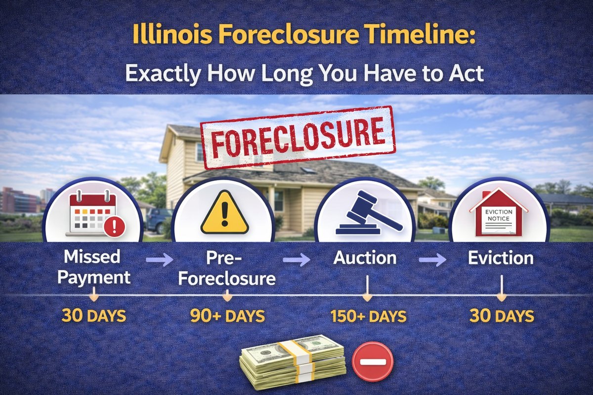 Foreclosure timeline Illinois — how long does it take