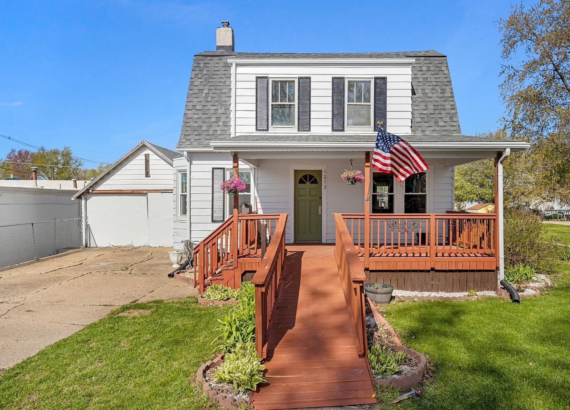After: Renovated exterior at 1213 S 9th St, Pekin IL